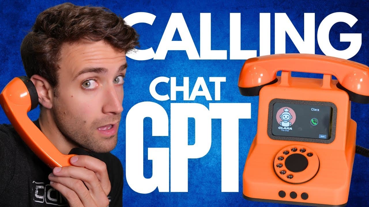 I Built a Phone to Call Chat GPT