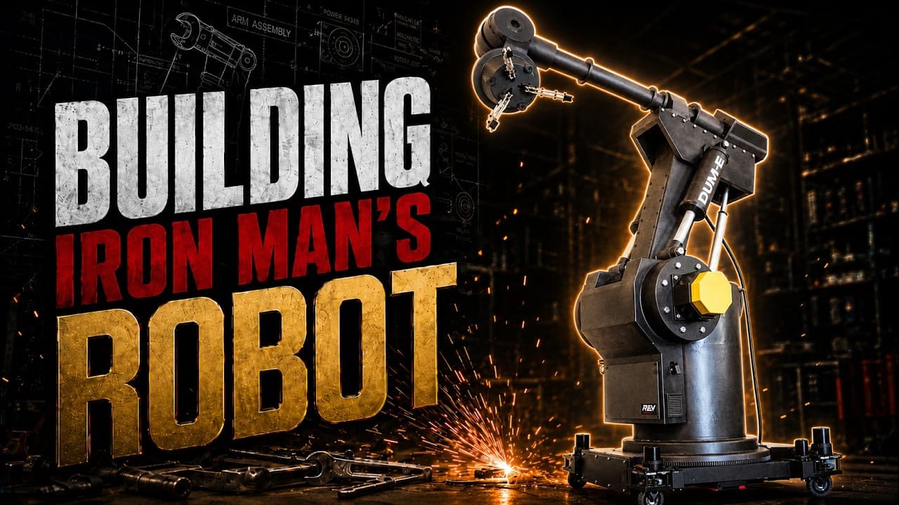 I Built Tony Stark's Dumb Robot (Meet Dum-E)